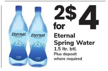 Eternal Spring Water