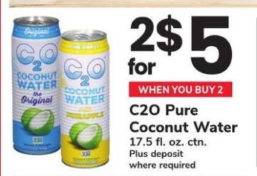 C2O Pure Coconut Water