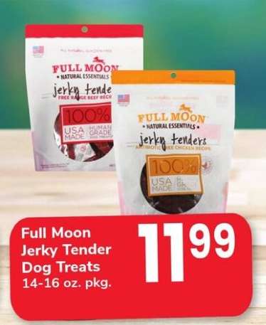 Full Moon Jerky Tender Dog Treats