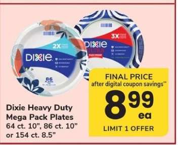 Dixie Heavy Duty Mega Pack Plates