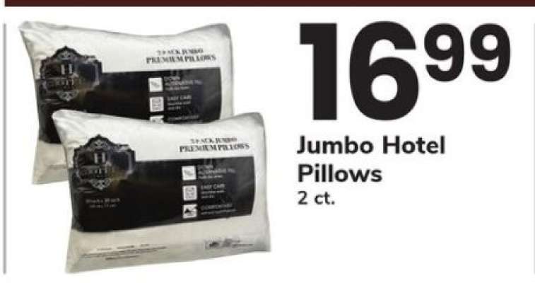 Jumbo Hotel Pillows