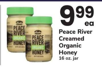 Peace River Creamed Organic Honey