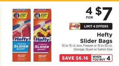 Hefty Slider Bags