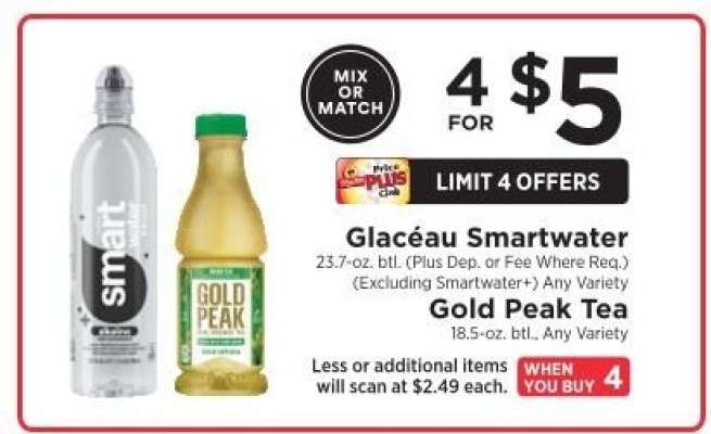 Glacéau Smartwater / Gold Peak Tea