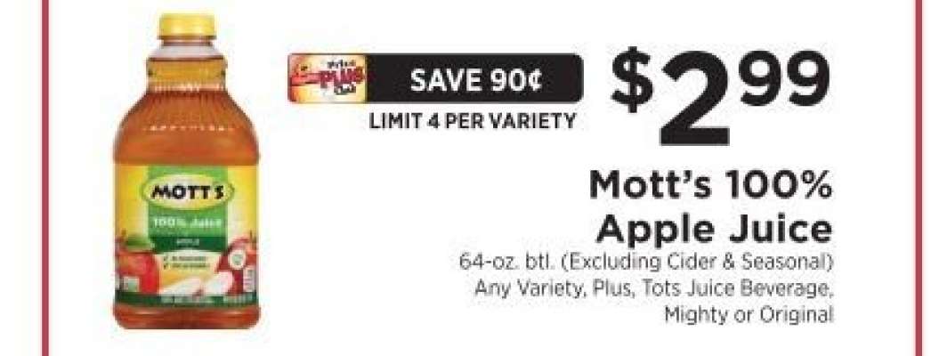 Mott's 100% Apple Juice