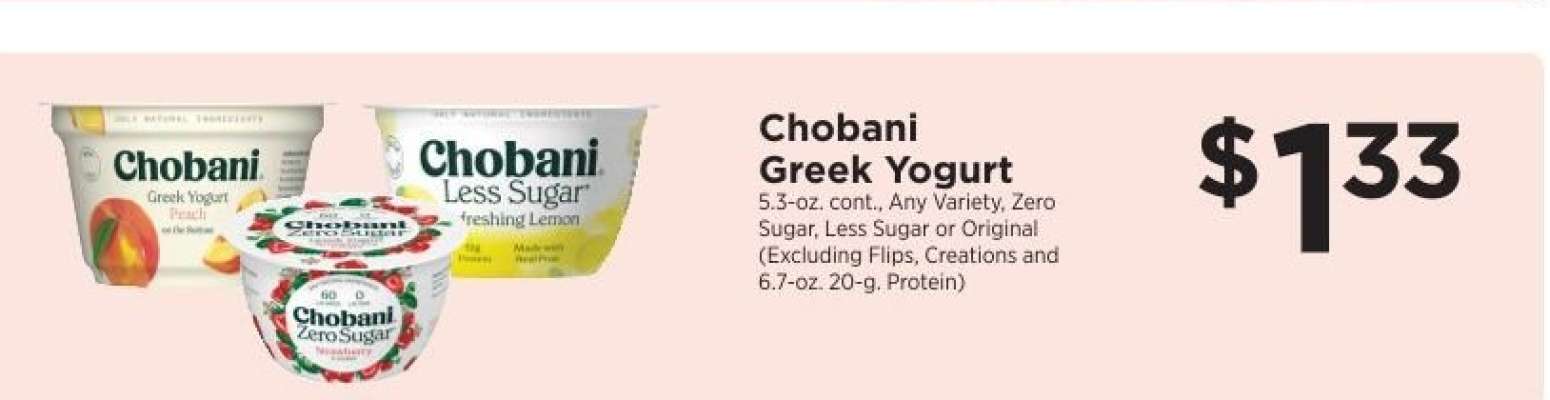 Chobani Greek Yogurt