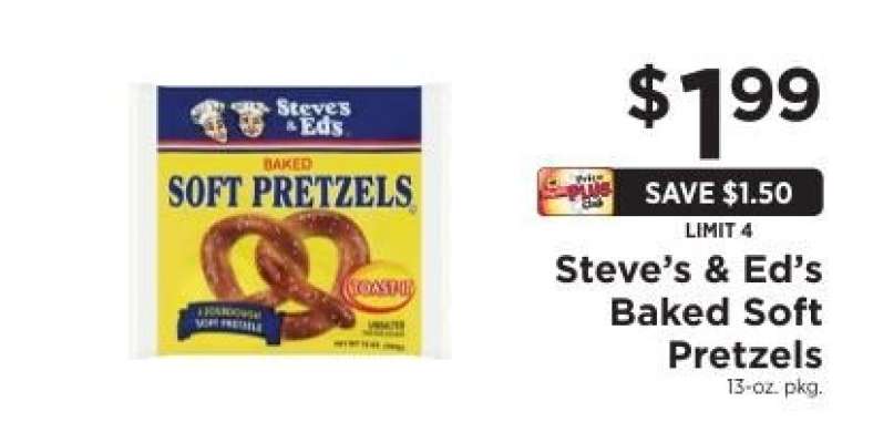 Steve's & Ed's Baked Soft Pretzels