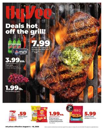 Hy-Vee Flyer - 08/04/2025 - 08/10/2025.