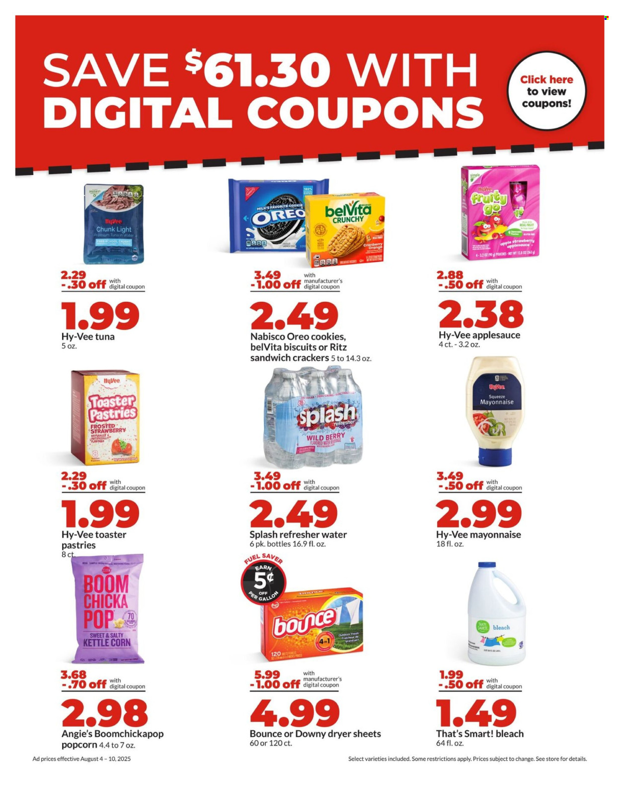 Hy-Vee ad - 08/04/2025 - 08/10/2025. Page 6