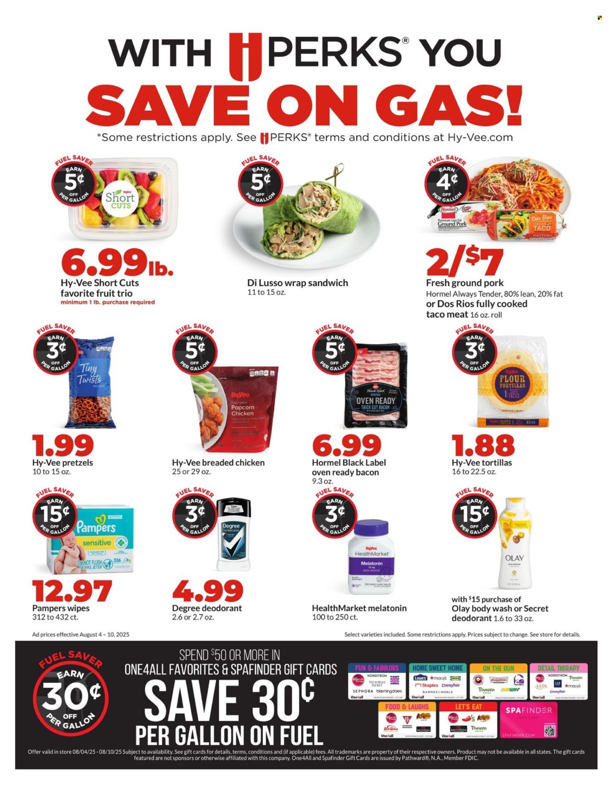 Hy-Vee ad - 08/04/2025 - 08/10/2025. Page 9