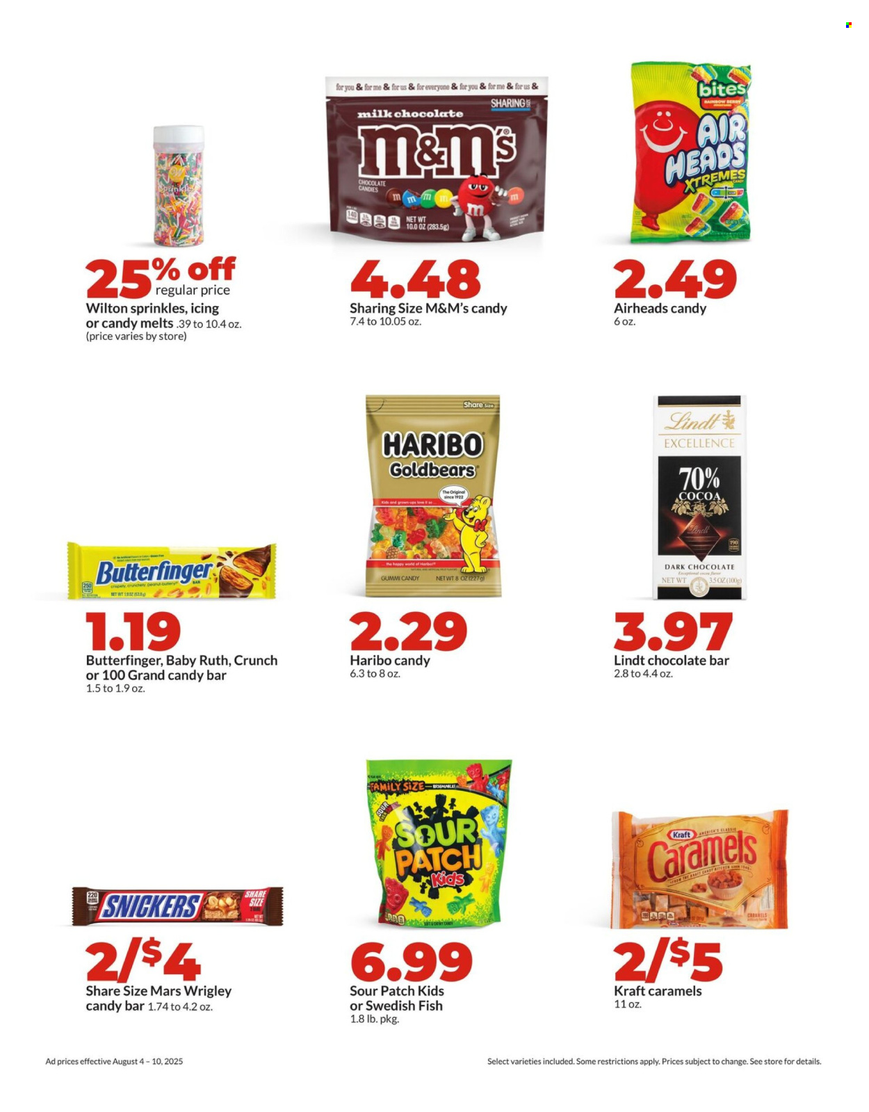 Hy-Vee ad - 08/04/2025 - 08/10/2025. Page 22