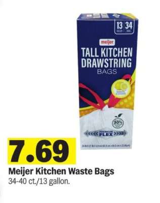 Meijer Kitchen Waste Bags
