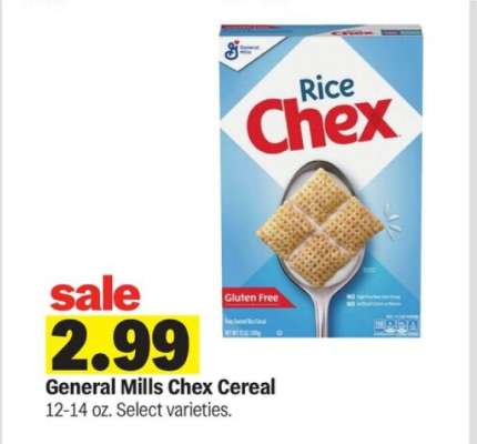 General Mills Chex Cereal