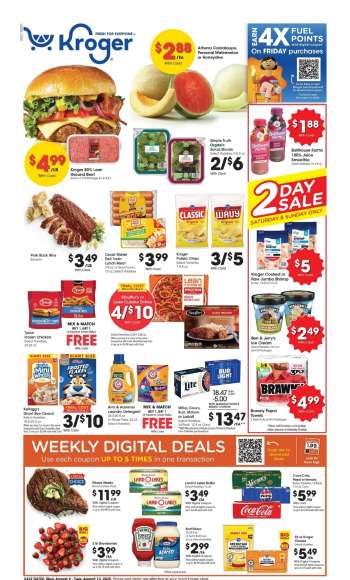 Kroger Flyer - 08/06/2025 - 08/12/2025.