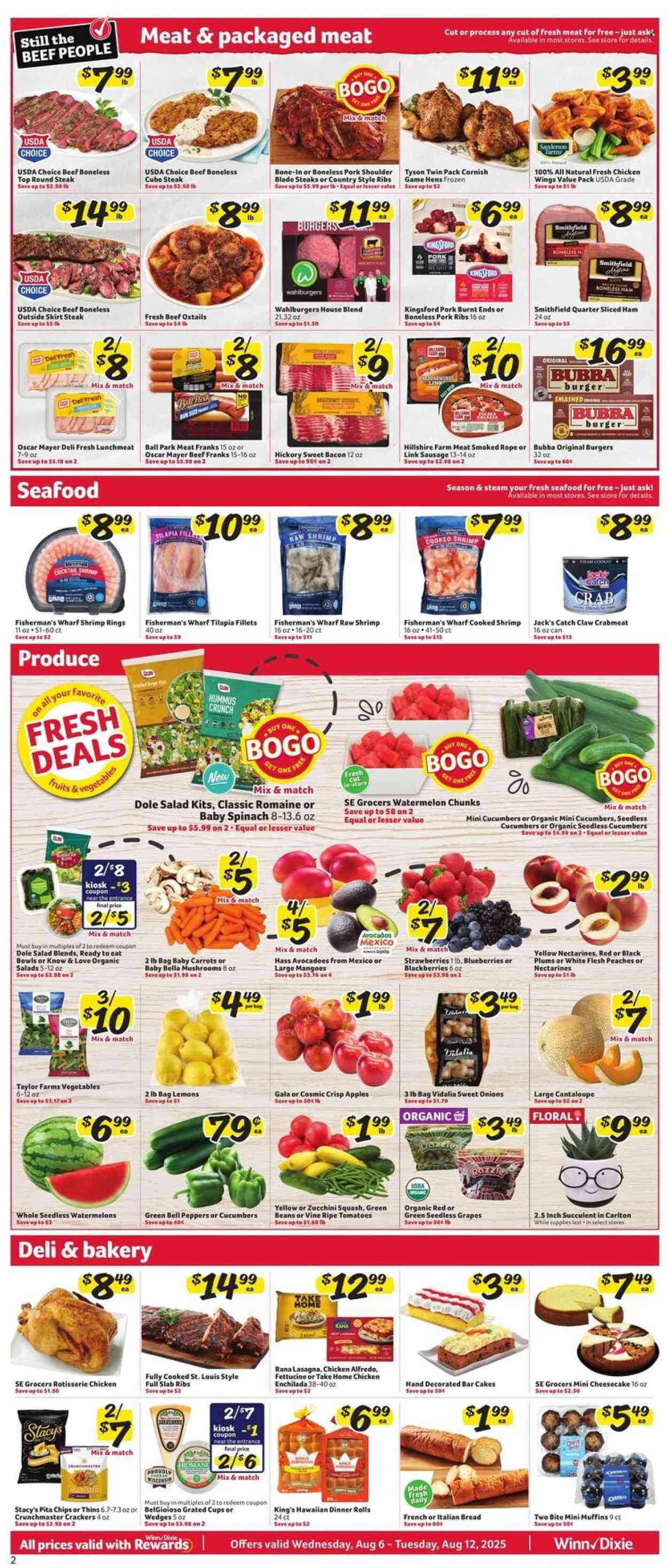 Winn Dixie ad - 08/06/2025 - 08/12/2025. Page 2