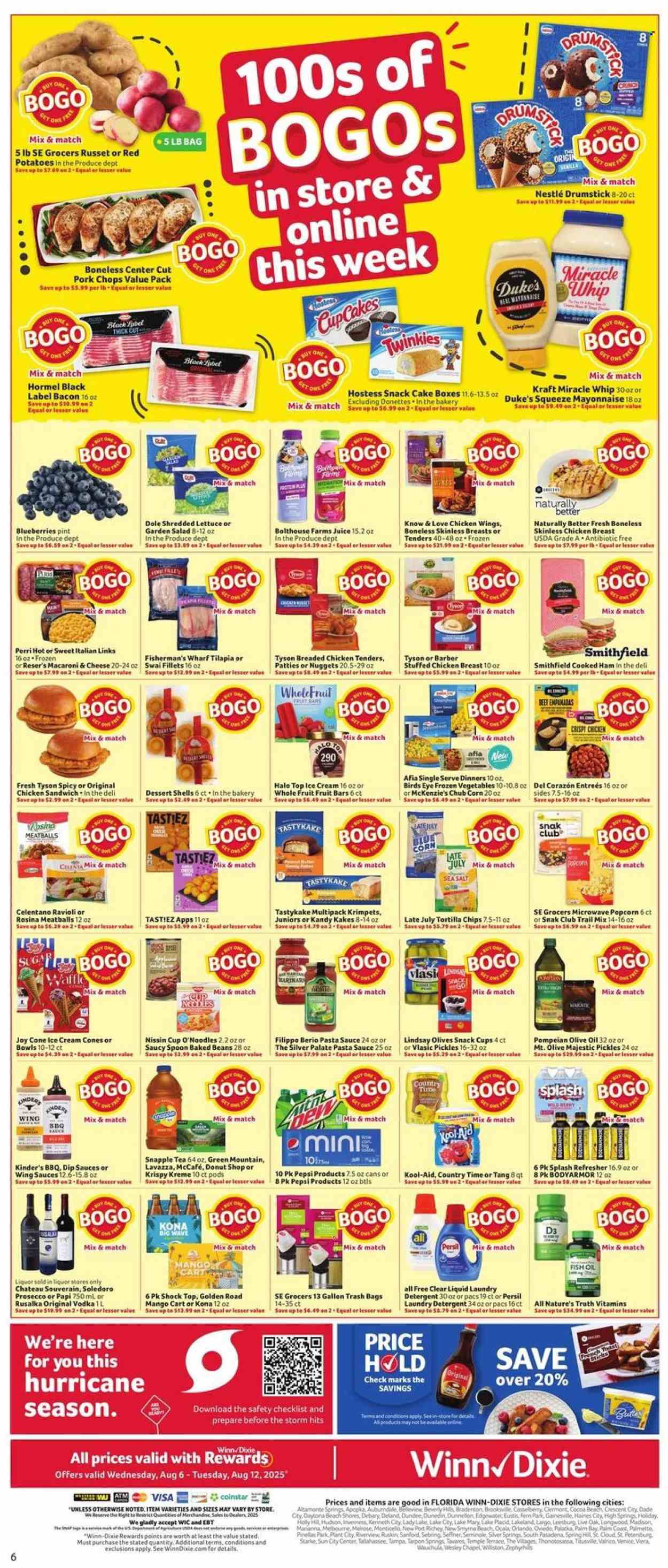 Winn Dixie ad - 08/06/2025 - 08/12/2025. Page 6