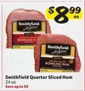 Smithfield Quarter Sliced Ham