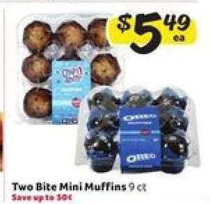 Two Bite Mini Muffins