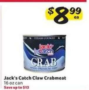 Jack's Catch Claw Crabmeat