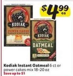 Kodiak Instant Oatmeal