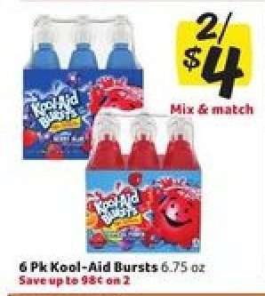 6 Pk Kool-Aid Bursts