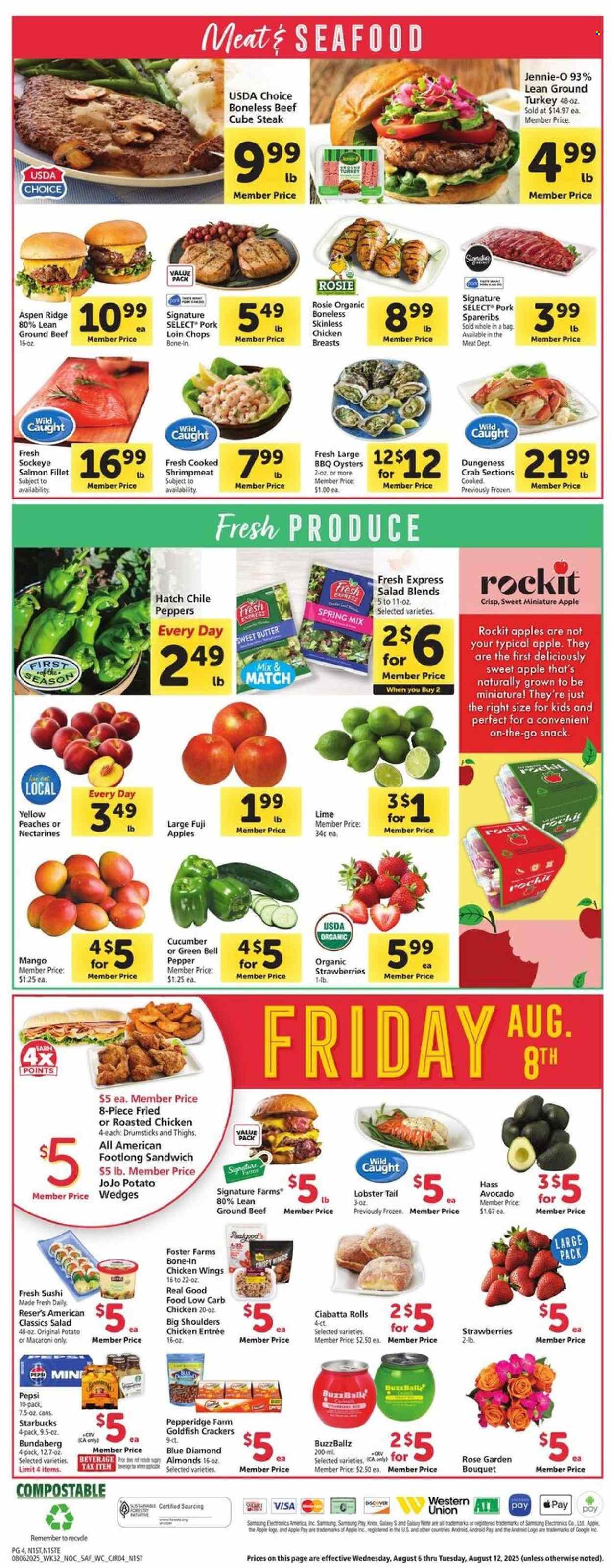Safeway ad - 08/06/2025 - 08/12/2025. Page 4