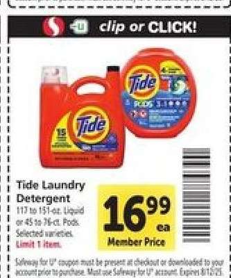 Tide Laundry Detergent