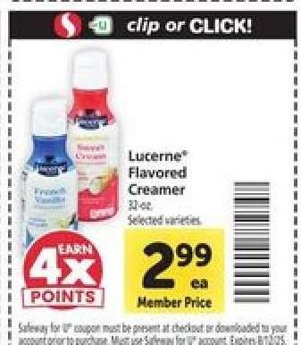 Lucerne Flavored Creamer