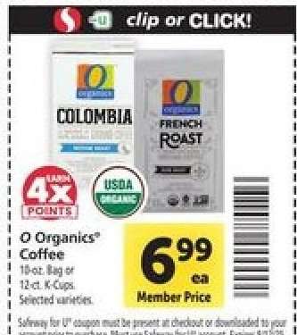 O Organics Coffee
