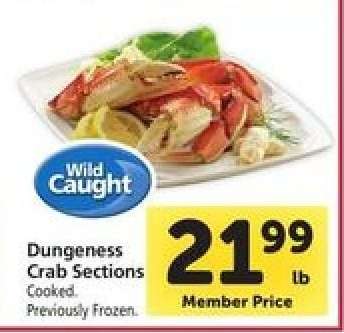 Dungeness Crab Sections