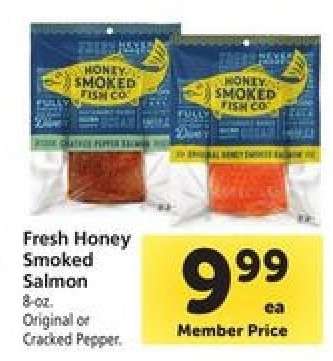 Fresh Honey Smoked Salmon