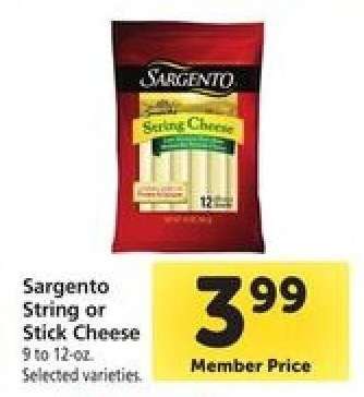 Sargento String or Stick Cheese