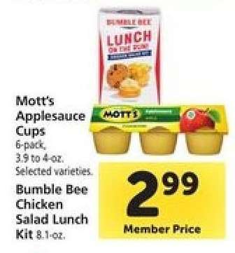 Bumble Bee Chicken Salad Lunch Kit
