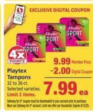 Playtex Tampons