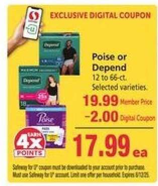 Poise or Depend
