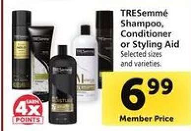 TRESemmé Shampoo, Conditioner or Styling Aid