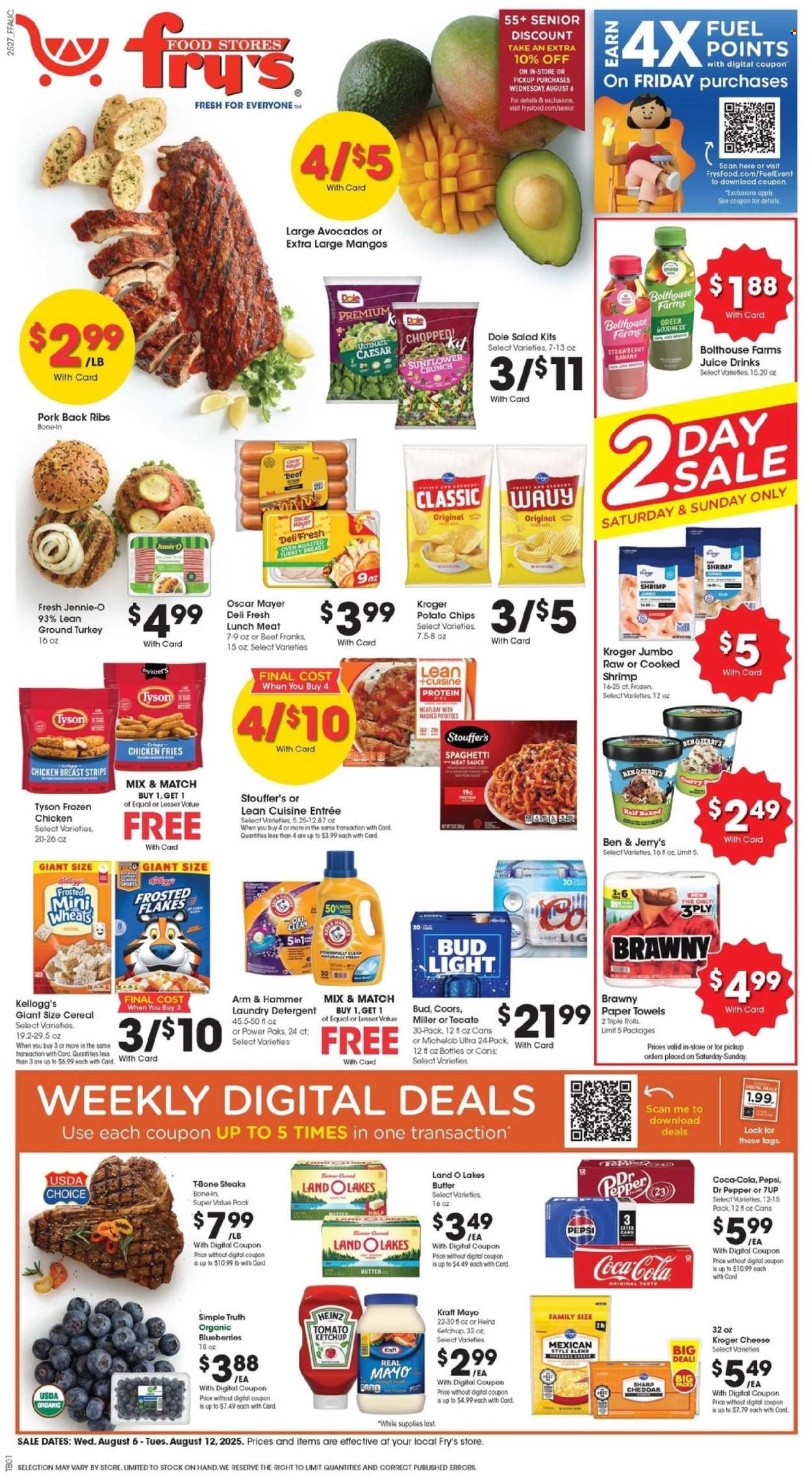 Fry’s ad - 08/06/2025 - 08/12/2025. Page 1