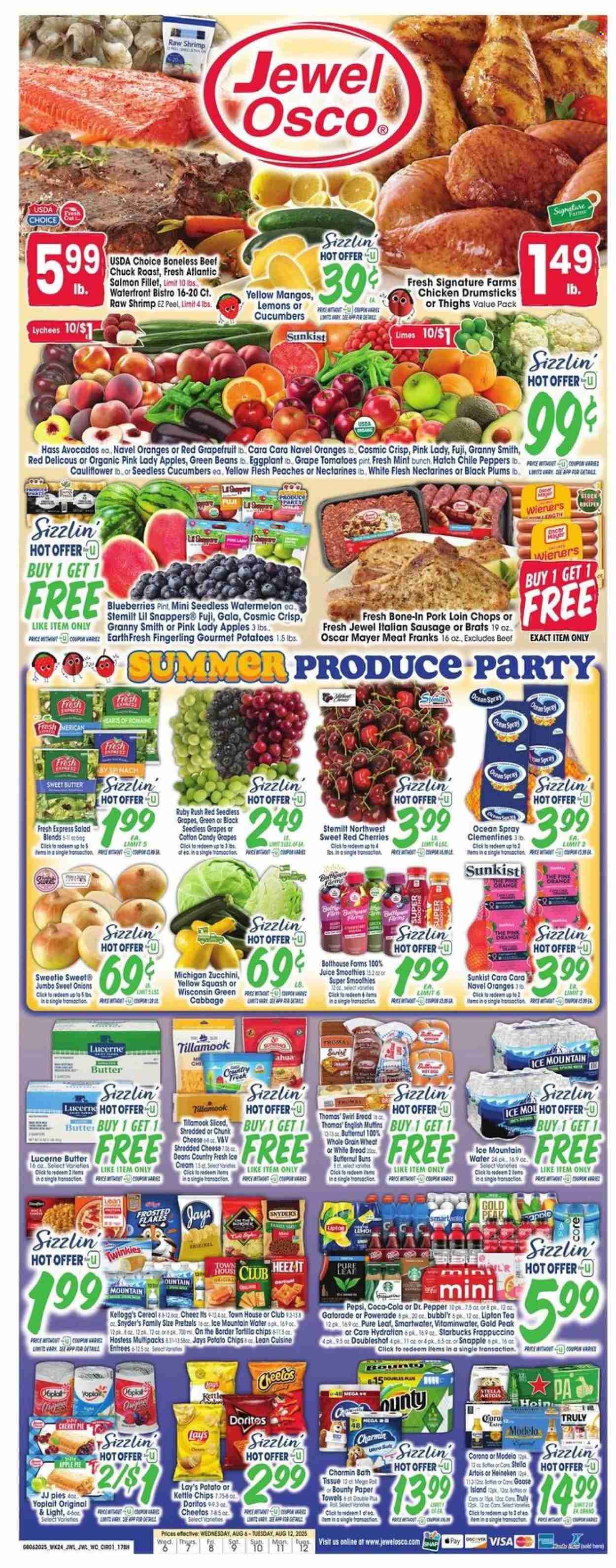 Jewel Osco ad - 08/06/2025 - 08/12/2025. Page 1
