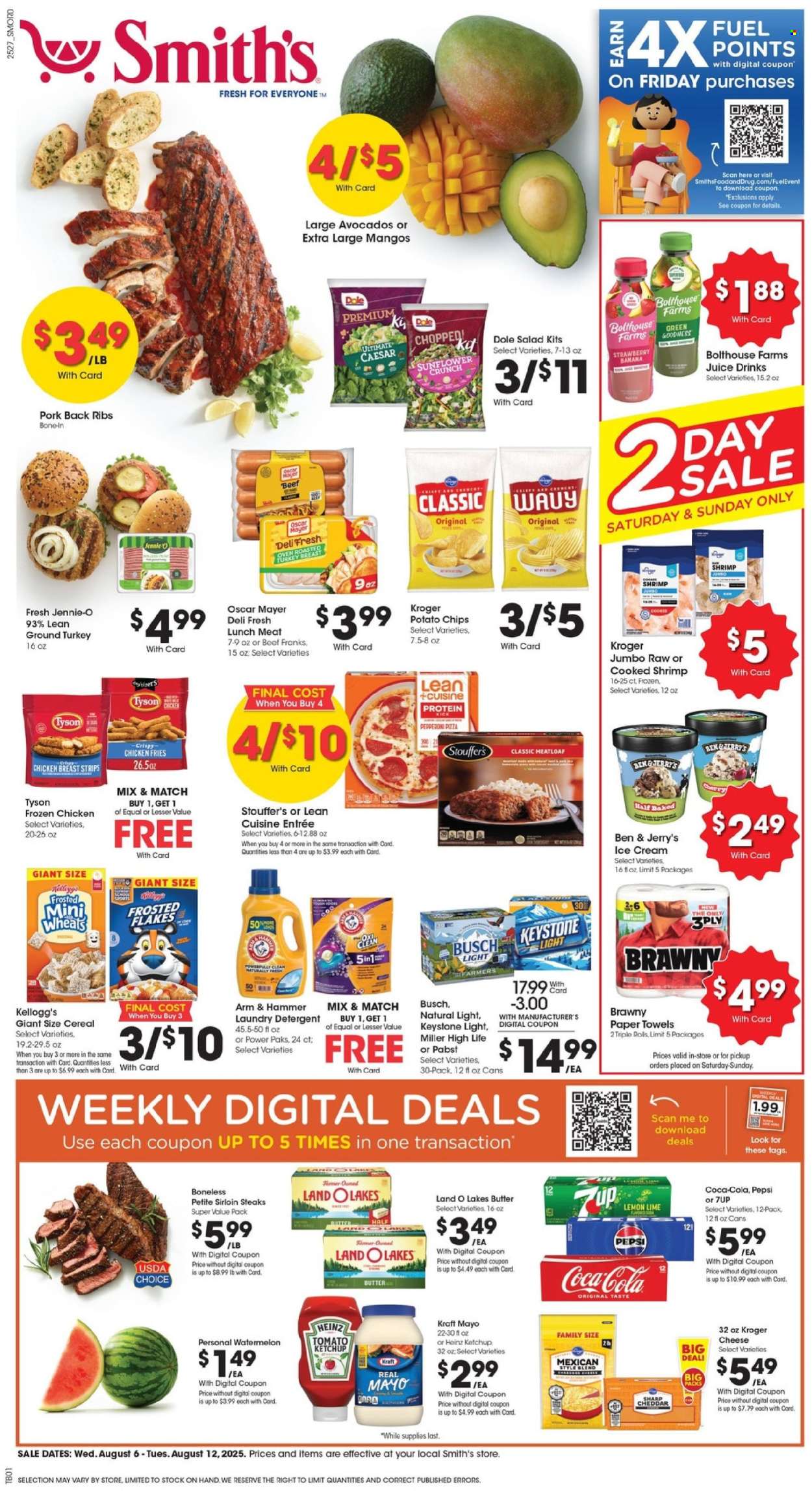 Smith's ad - 08/06/2025 - 08/12/2025. Page 1