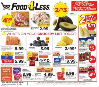 Food 4 Less Flyer - 08/06/2025 - 08/12/2025.