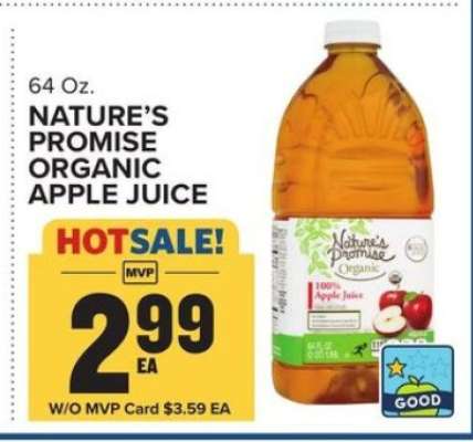 Nature's Promise Organic Apple Juice