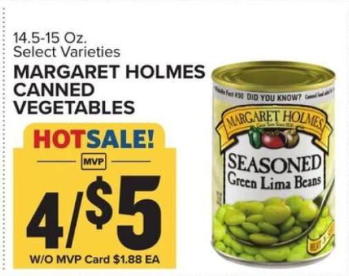Margaret Holmes Canned Vegetables