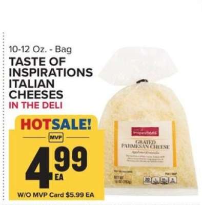 Taste of Inspirations Italian Cheeses