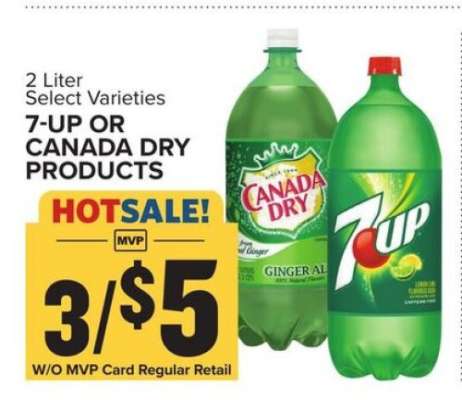 7-UP or Canada Dry Products
