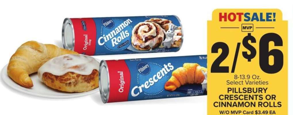 Pillsbury Crescents or Cinnamon Rolls*