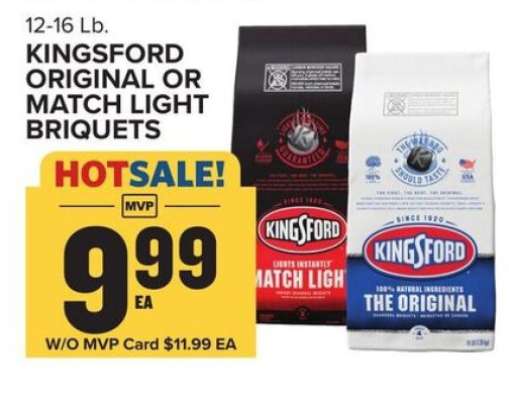 Kingsford Original or Match Light Briquets
