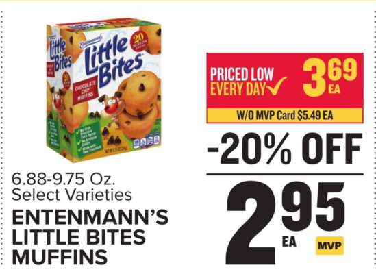 Entenmann's Little Bites Muffins*