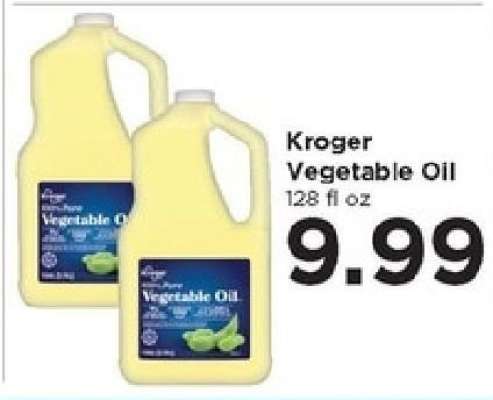 Kroger Vegetable Oil