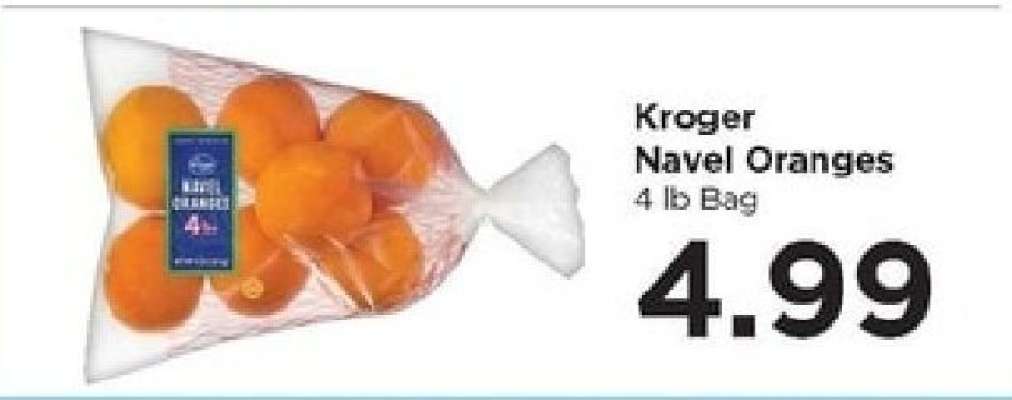 Kroger Navel Oranges