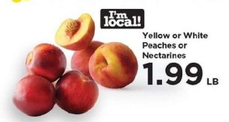 Yellow or White Peaches or Nectarines